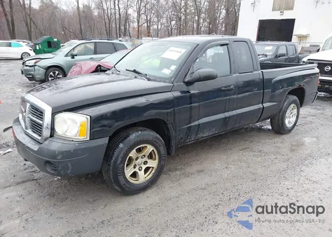 2005 Dodge Dakota Slt из США, поврежденный, VIN 1D7HW42NX5S215078